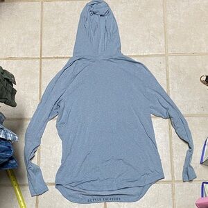 lululemon athletica Heathered Blue Hoodie